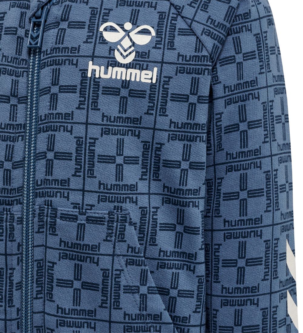 Hummel Cardigan - hmlTommy - Blue Horizon w. Print
