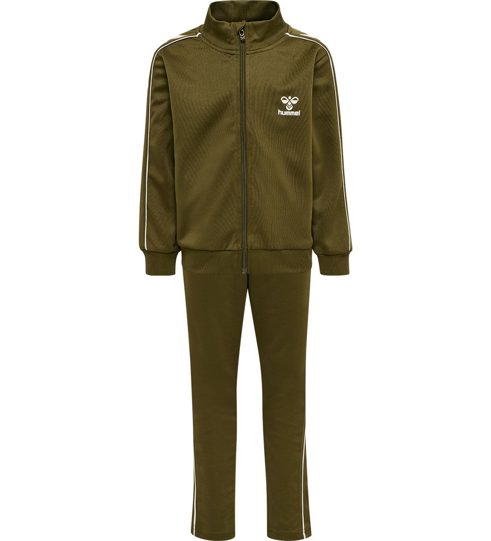 Hummel Tracksuit - hmlTrack - Dark Olive