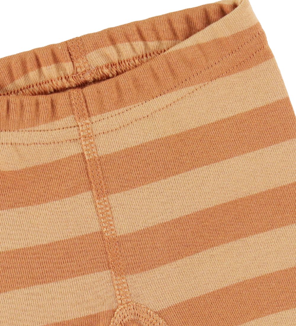 Katvig Leggings - Brown Striped
