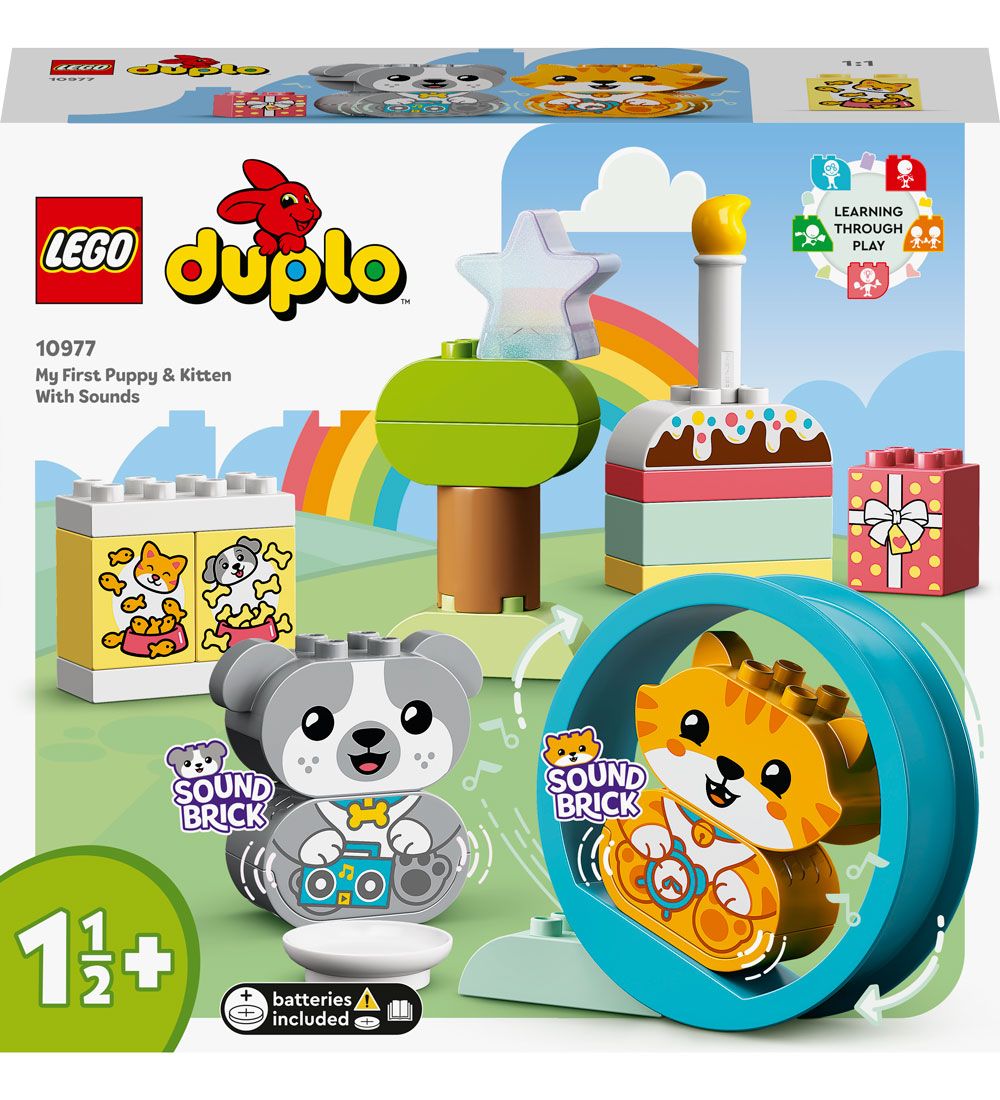 LEGO® DUPLO - My First Puppy & Kitten With Sounds 10977 - 22 Par