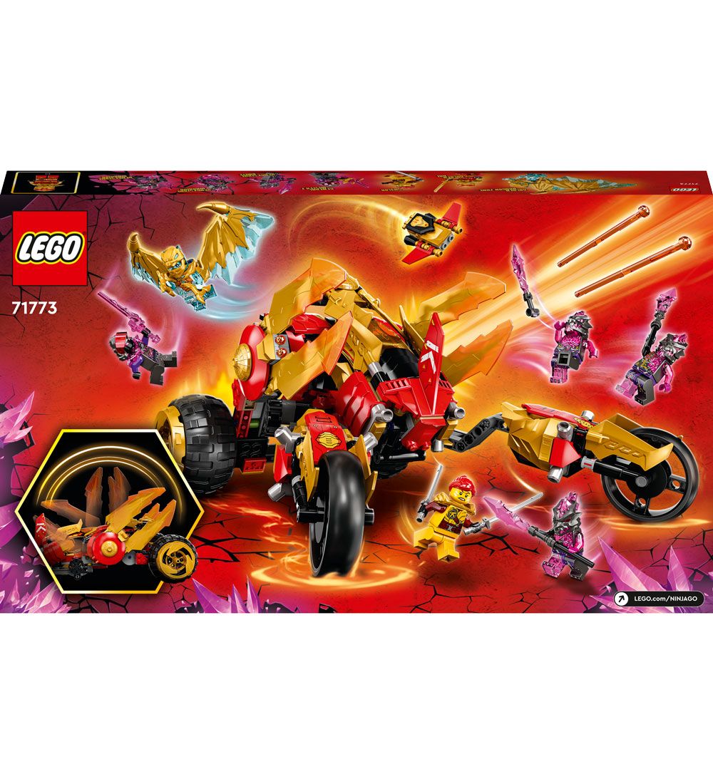 LEGO Ninjago - Kai's Golden Dragon Raider 71773 - 624 Parts
