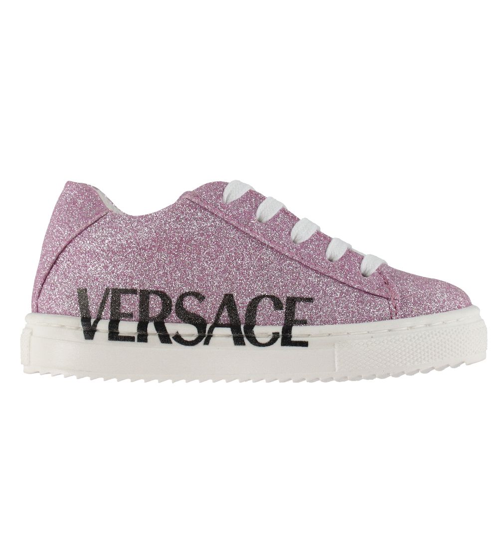 Versace Skór - Fjólublátt M. Glimmer/Svart
