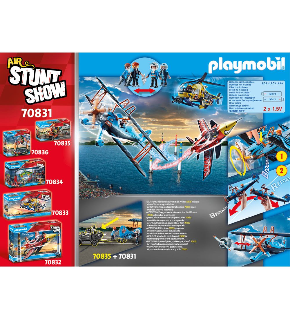 Playmobil Air Stuntshow - Doppeldecker "Phoenix" - 708