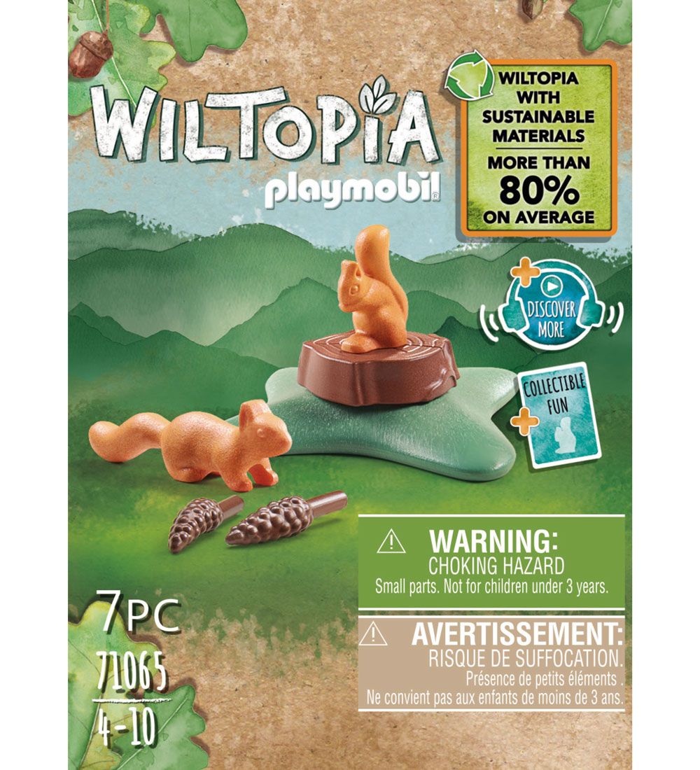 Playmobil Wiltopia - Eichhörnchen - 71065 - 7 Teile