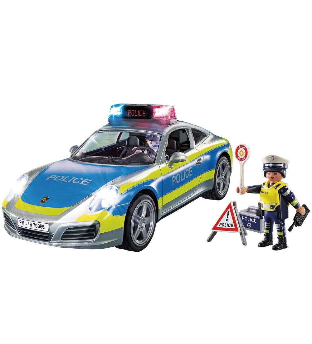 Playmobil - Porsche 911 Carrera 4S Police Car - 70066 - 36 Parts