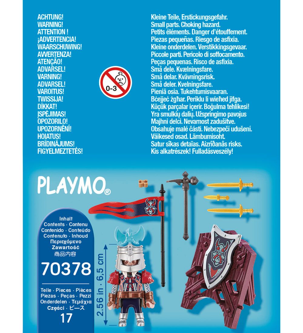 Playmobil SpecialPlus - Zwergenritter - 70378 - 17 Teile
