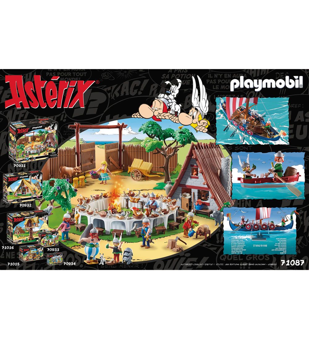 Playmobil Asterix Advent Calendar - Pirates - 71087 - 125 Parts