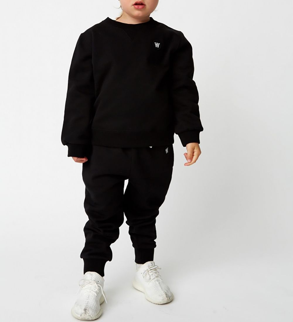 Wood Wood Sweatpants - Robbery - Black