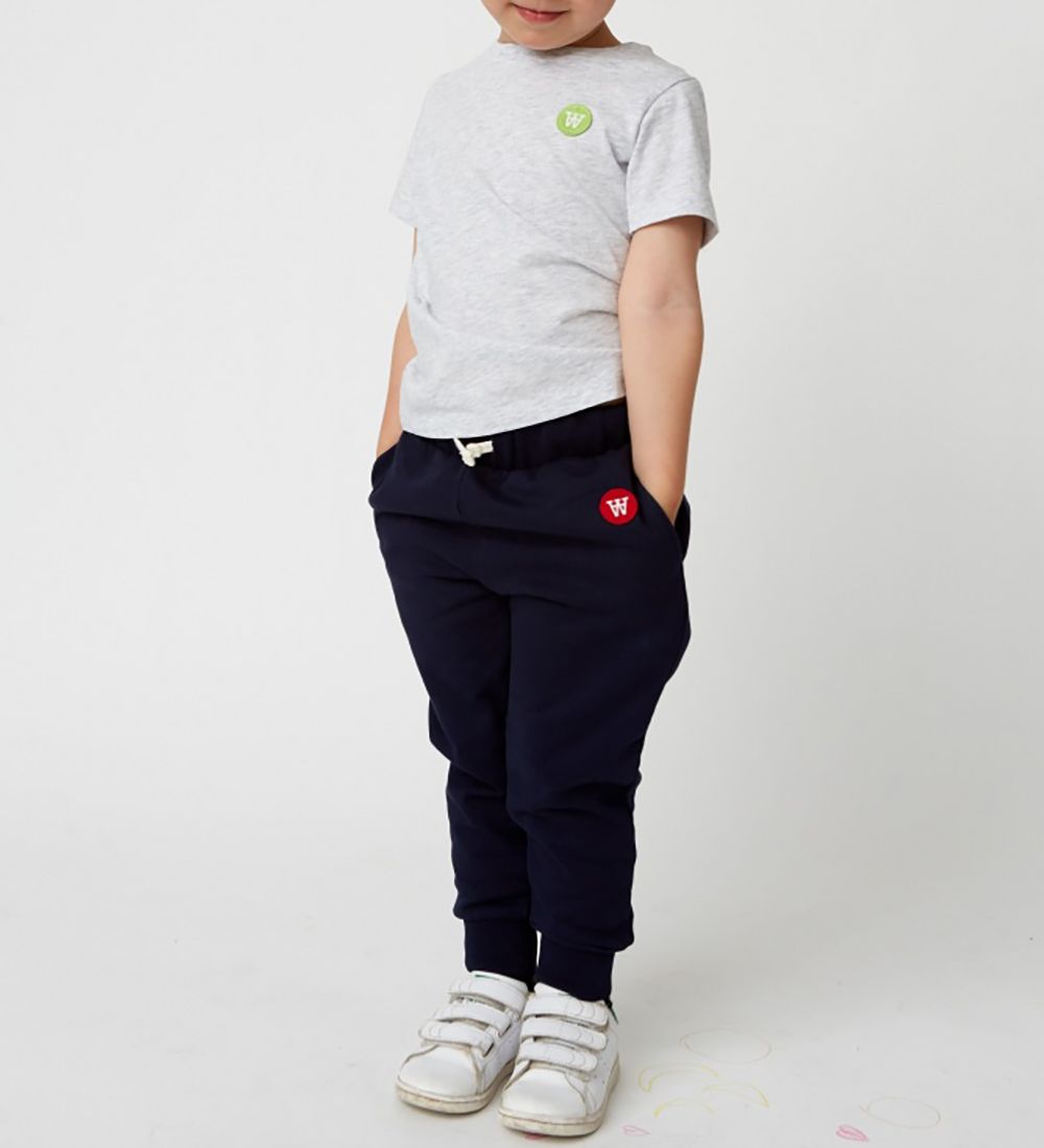Wood Wood Sweatpants - Robbery - Navy