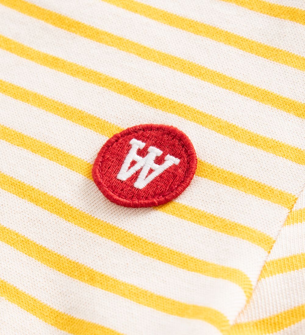 Wood Wood Blouse - Kim - Off White/Yellow Stripes