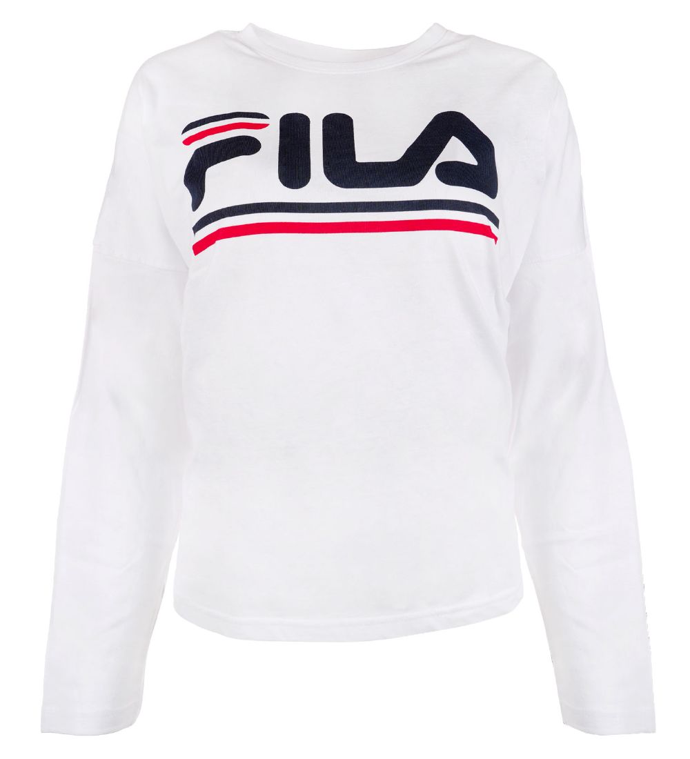 Fila Pyjama Set - White/Navy w. Logo