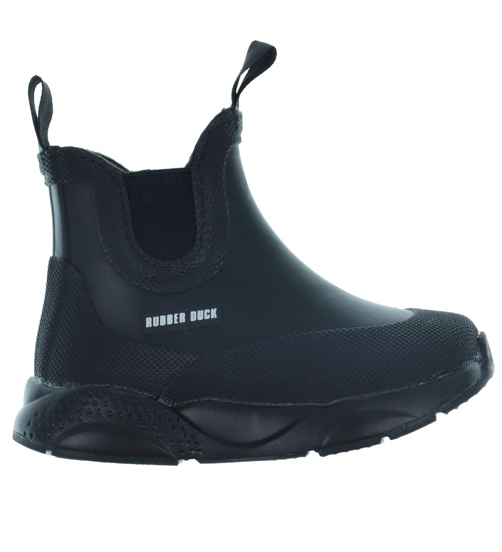 Rubber Duck Rubber Boots - Card - Black