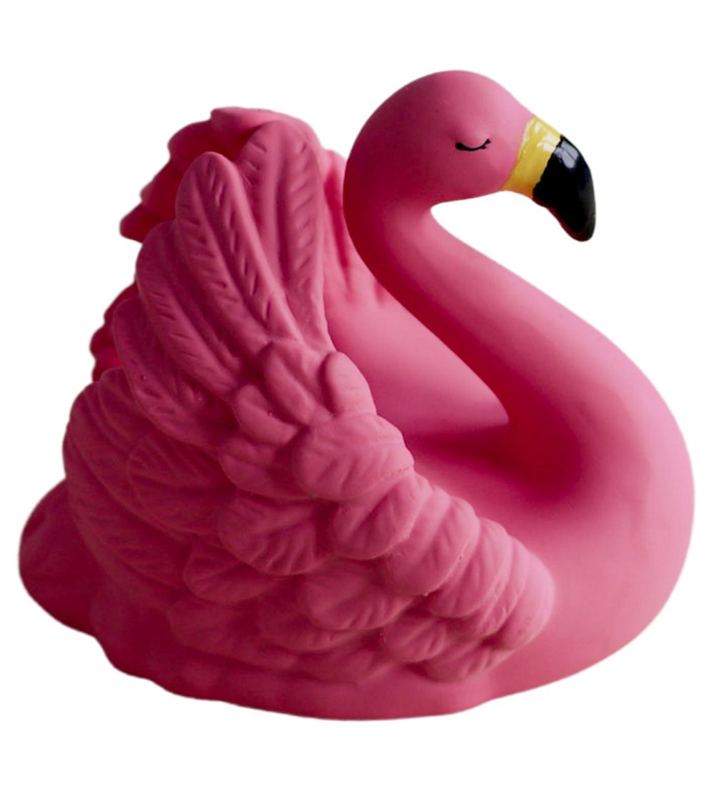 Natruba Bath Toy - Natural Rubber - Flamingo - Pink