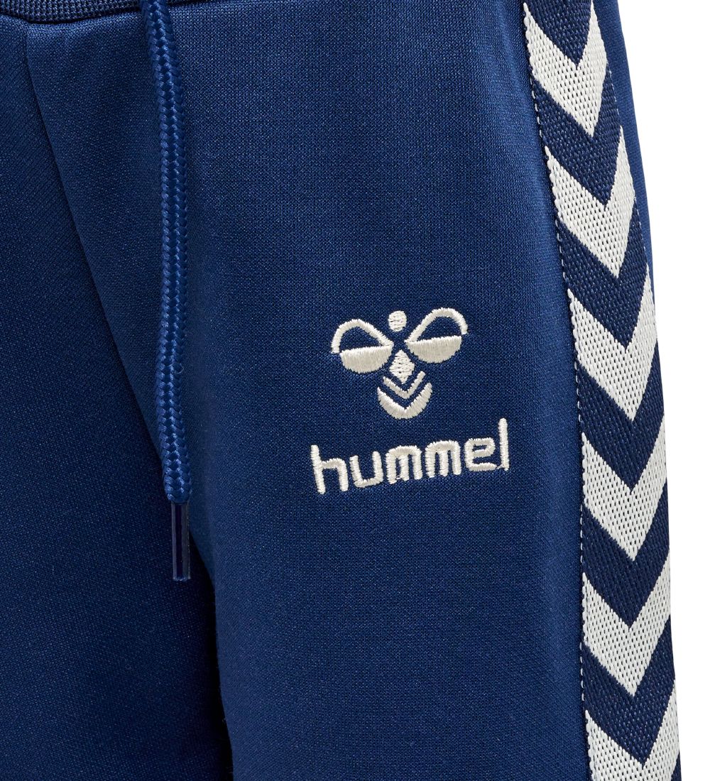 Hummel Trousers - hmlOlek - Sargasso Sea w. Brown