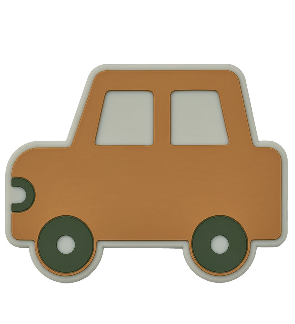 Liewood Teether - 2-Pack - Gia Teether - Vehicles/Blue Fog Mult