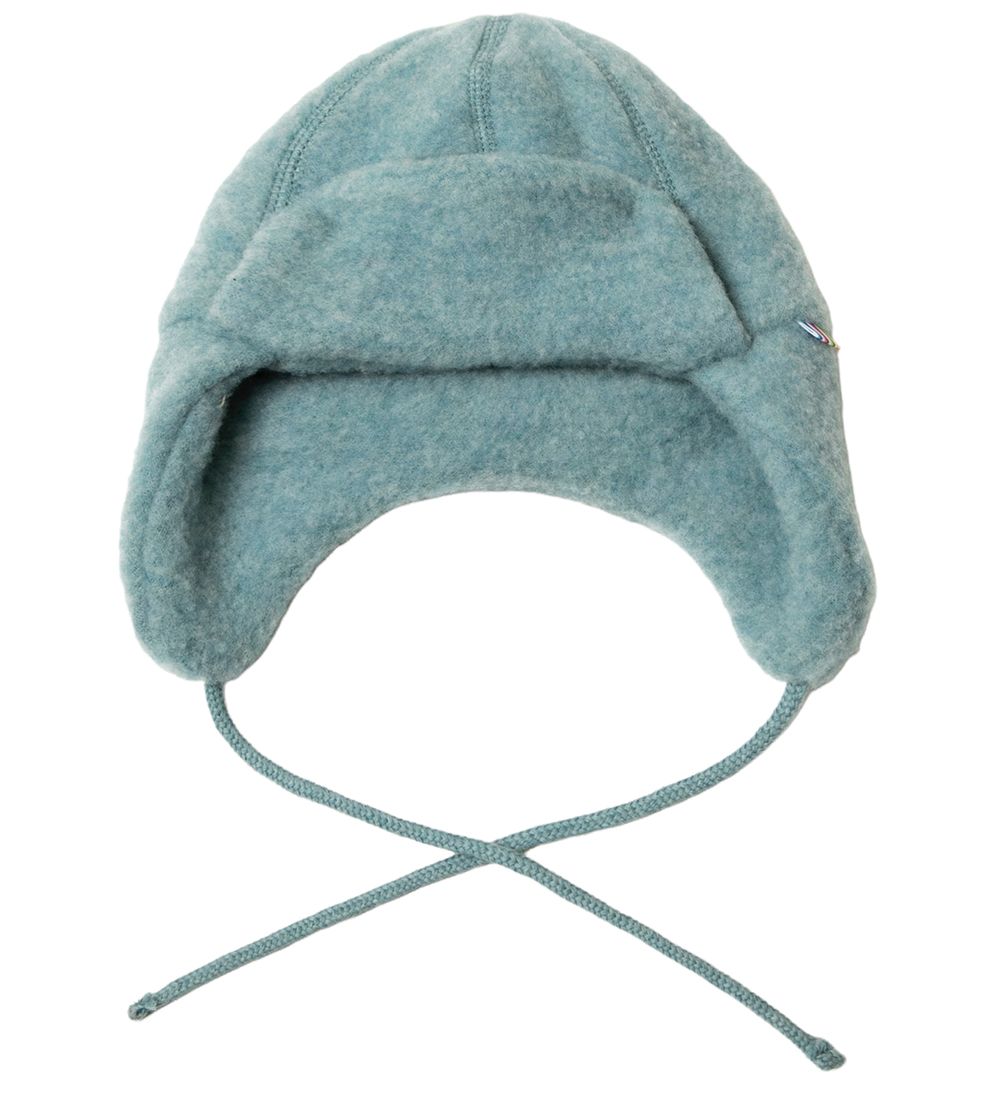 Joha Baby Hat - Wool - 2-layer - Light Petrol green