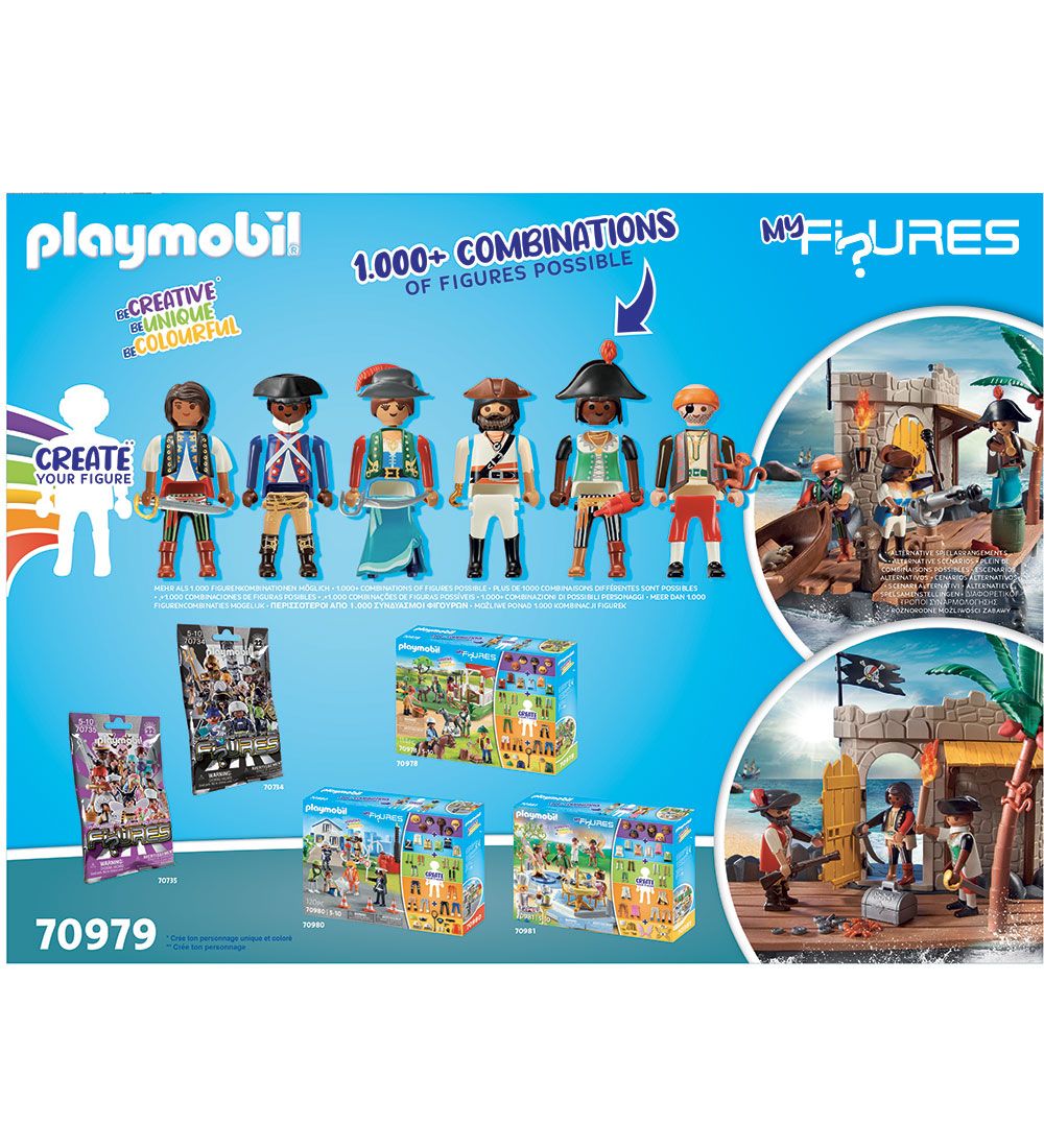 Playmobil My Figures - Island Of The Pirates - 70979 - 130 Parts