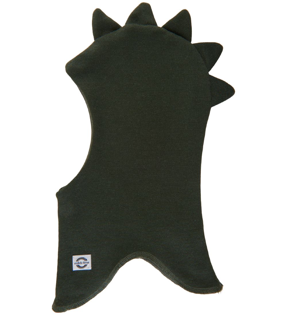 Mikk-Line Balaclava w. Dino Attacks - Wool - 2-layer - Liningest