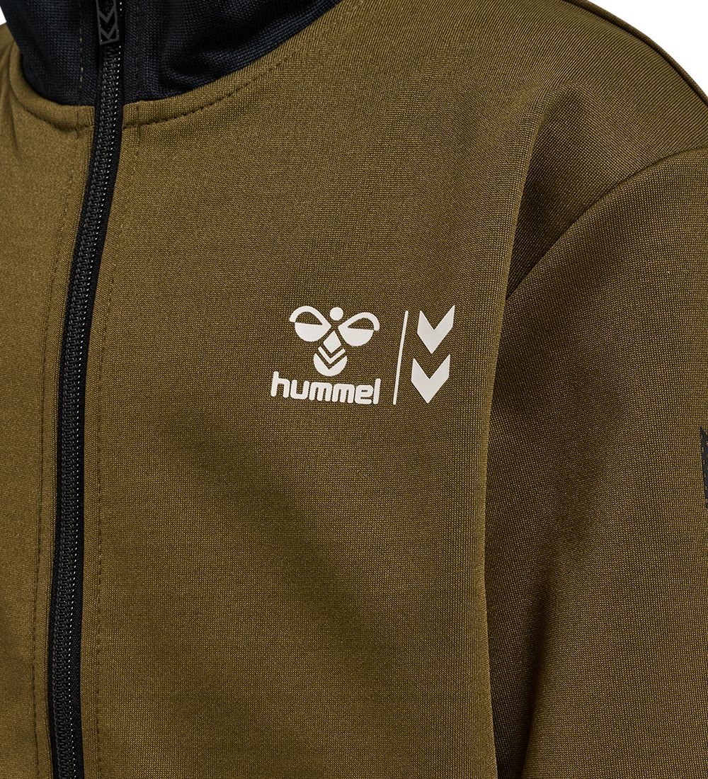 Hummel Tracksuit - hmlTazu - Green Olive