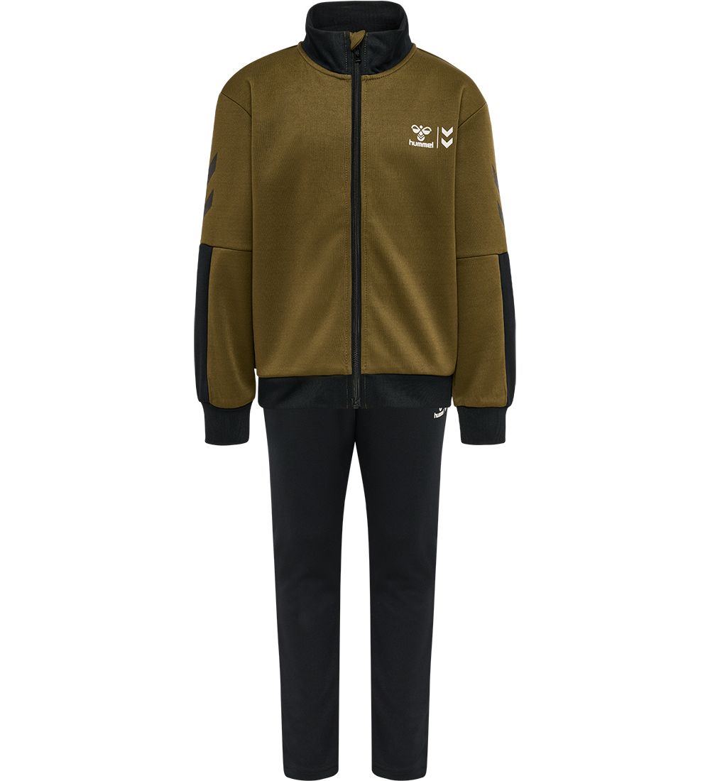 Hummel Tracksuit - hmlTazu - Green Olive