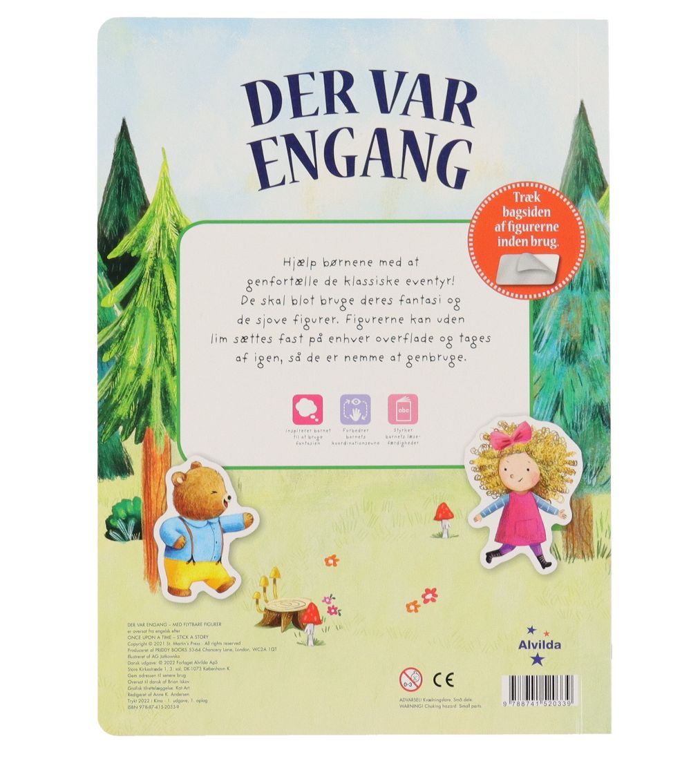 Alvilda Bok - Det var en gang (med avtakbar Figurer) - Dansk