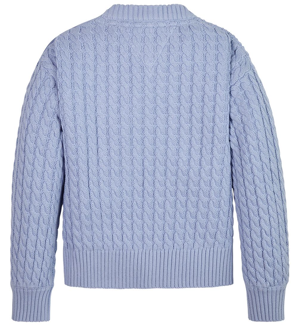 Tommy Hilfiger Blouse - Knitted - Cable Sweater - Pearly Blue