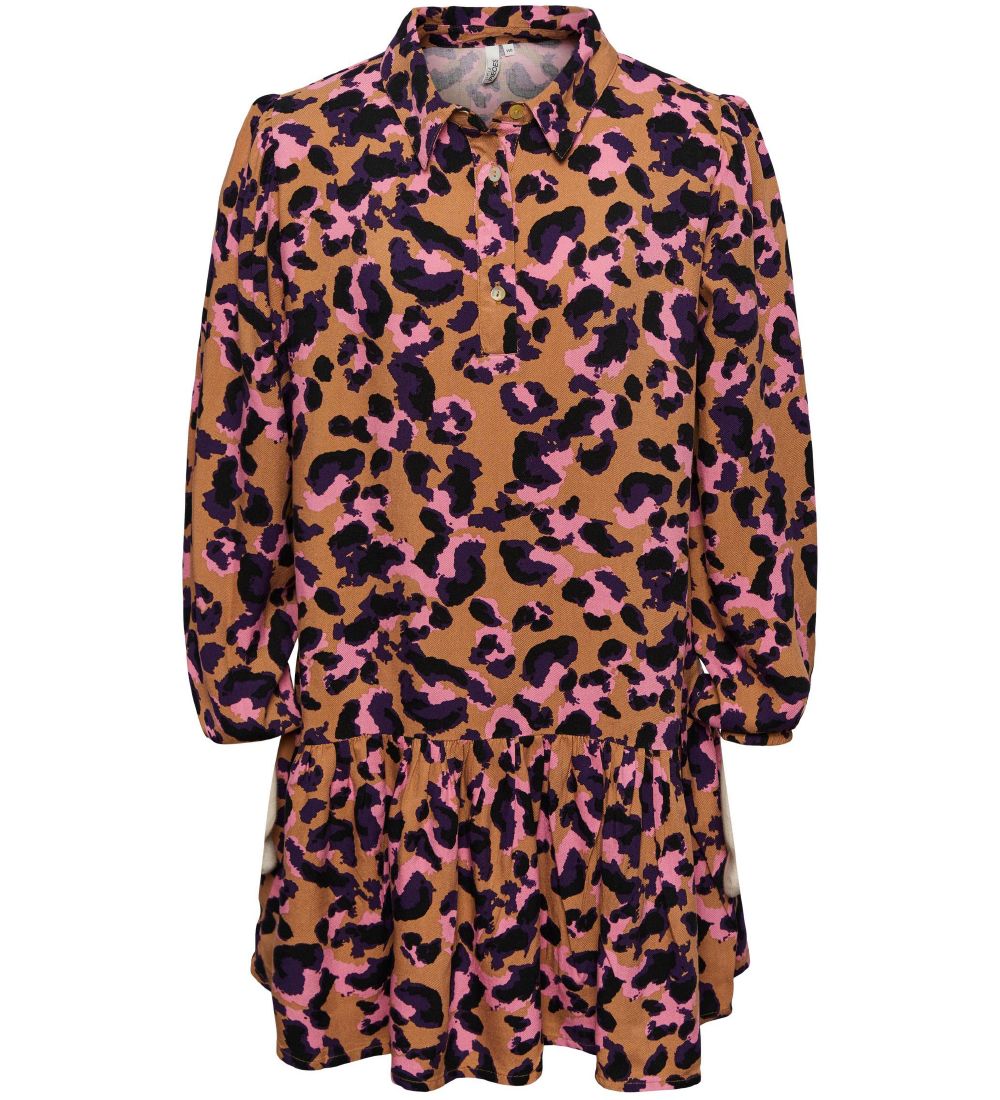 Pieces Kids Dress - PkMeline - Indian Tan/Leo