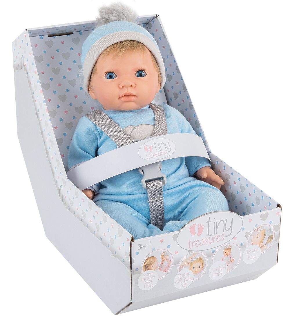 Tiny Treasures Puppe m. Blondes Haar - Bear Pom Pom