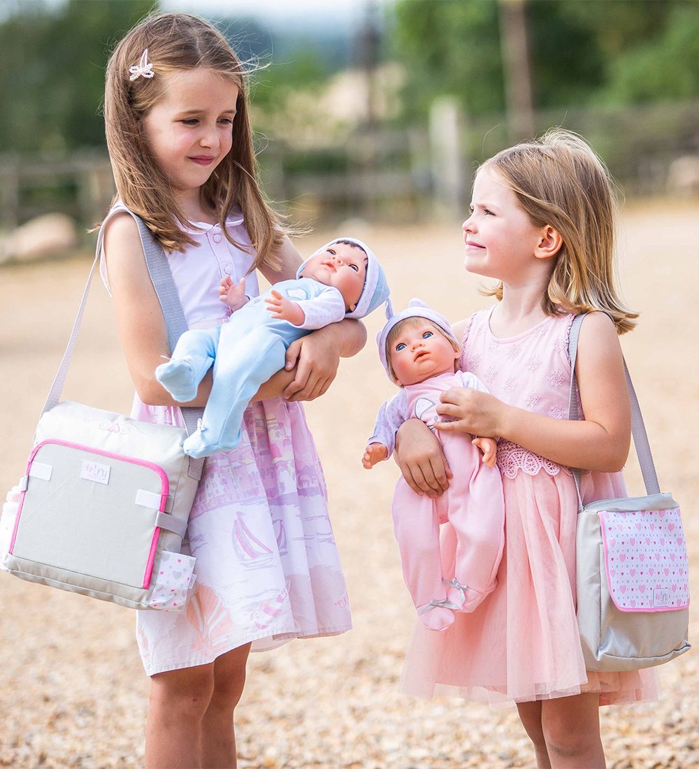 Tiny Treasures Puppe m. Blondes Haar - Bear Pom Pom