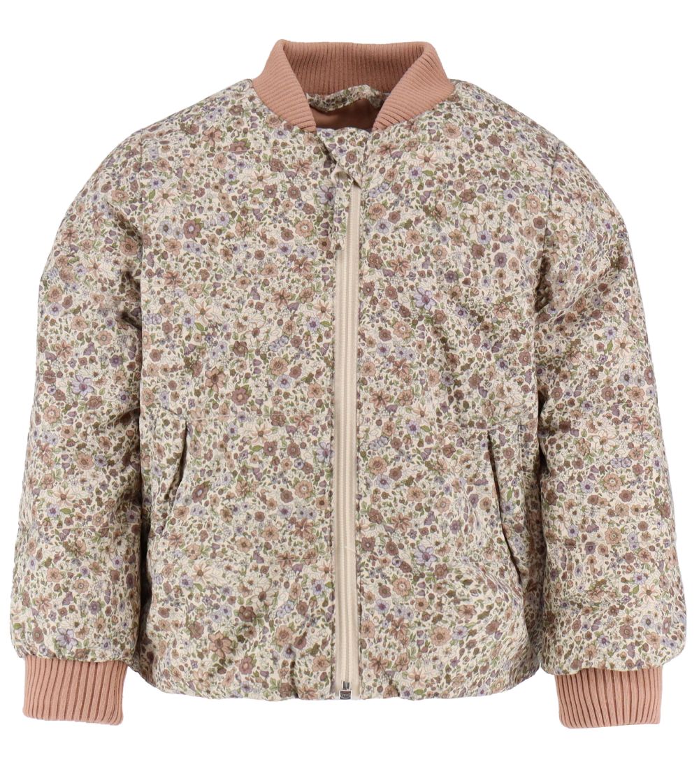 Wheat Puffer Jacket - Malo - Summer Flowers