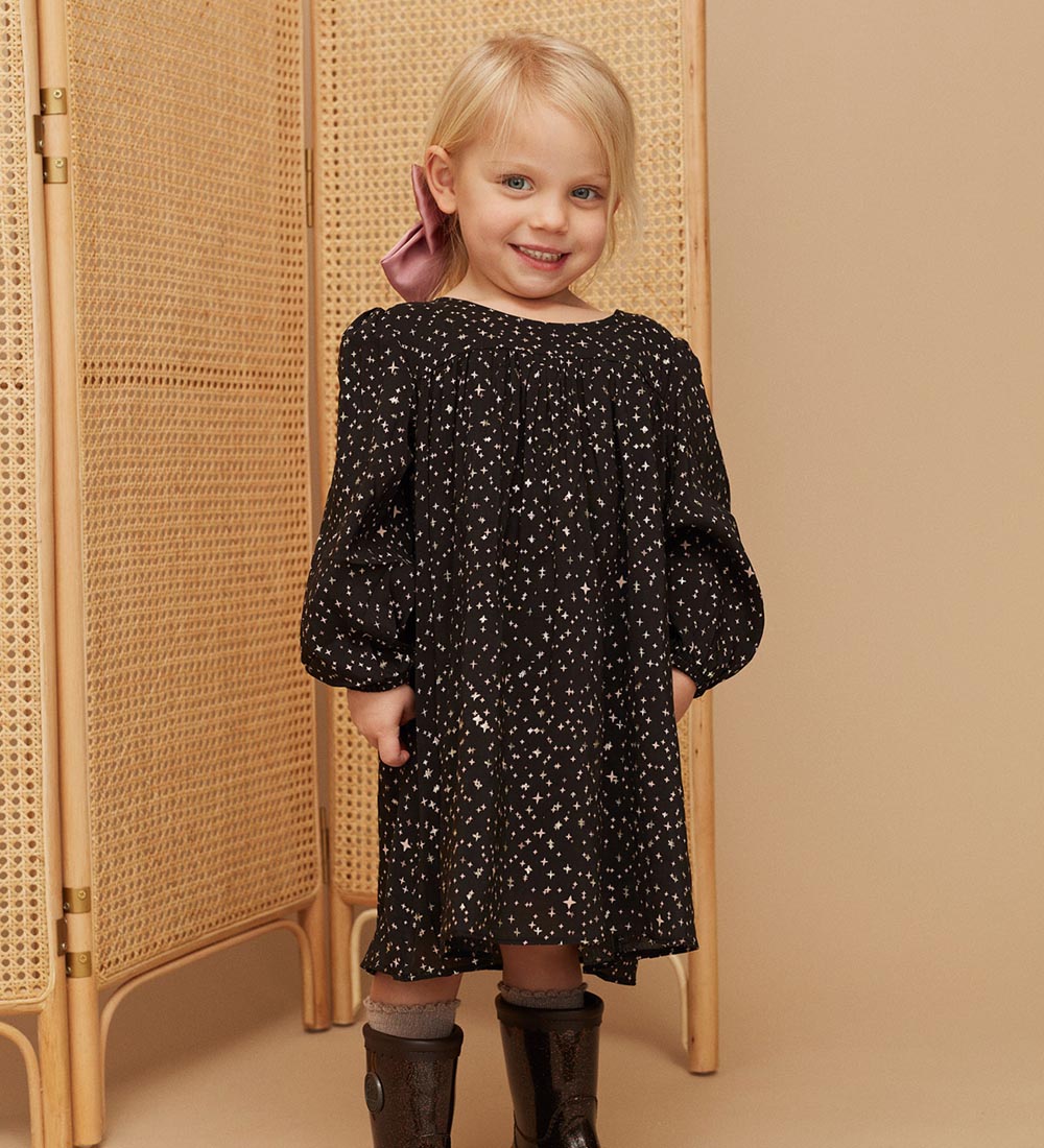 Petit by Sofie Schnoor Dress - Black w. Stars