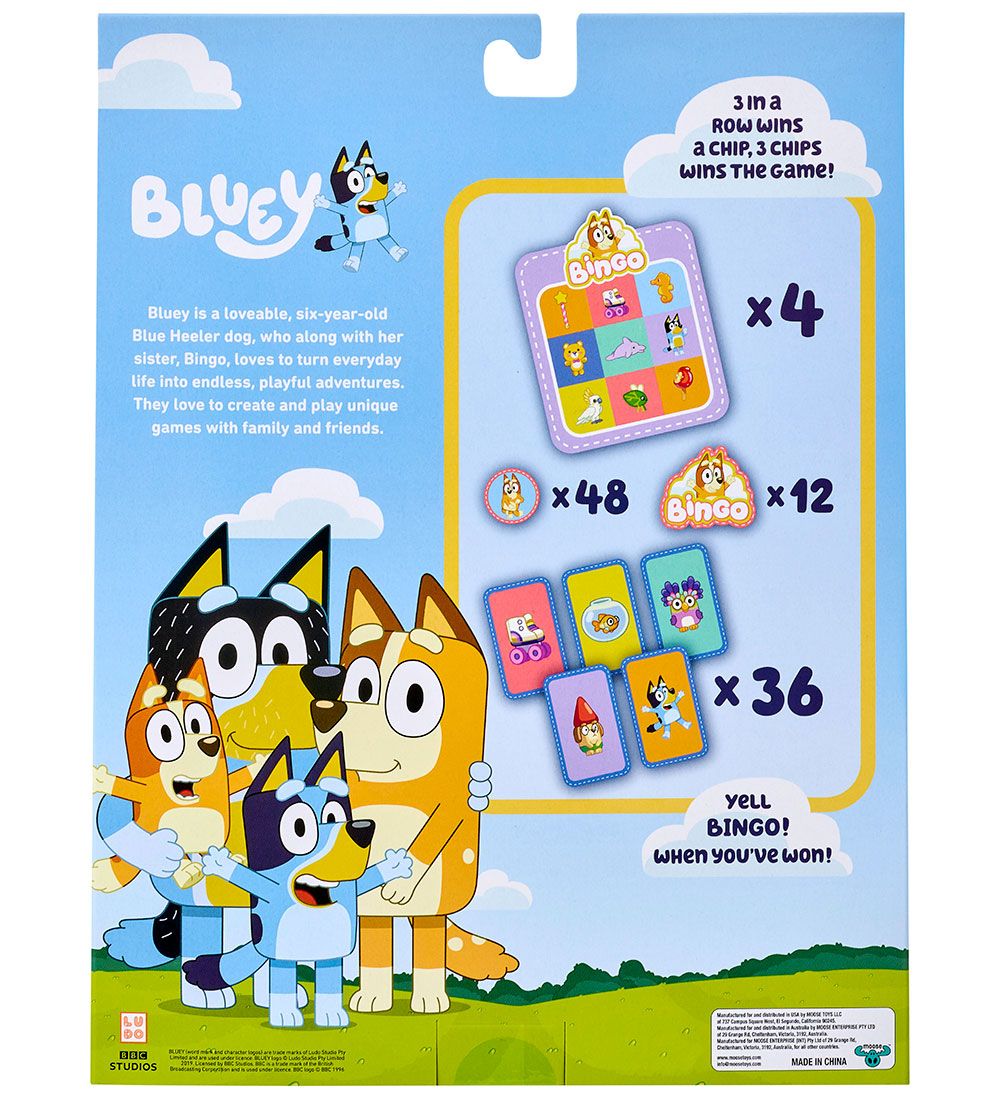 Liniex Game - Bluey - Bingo's Bingo