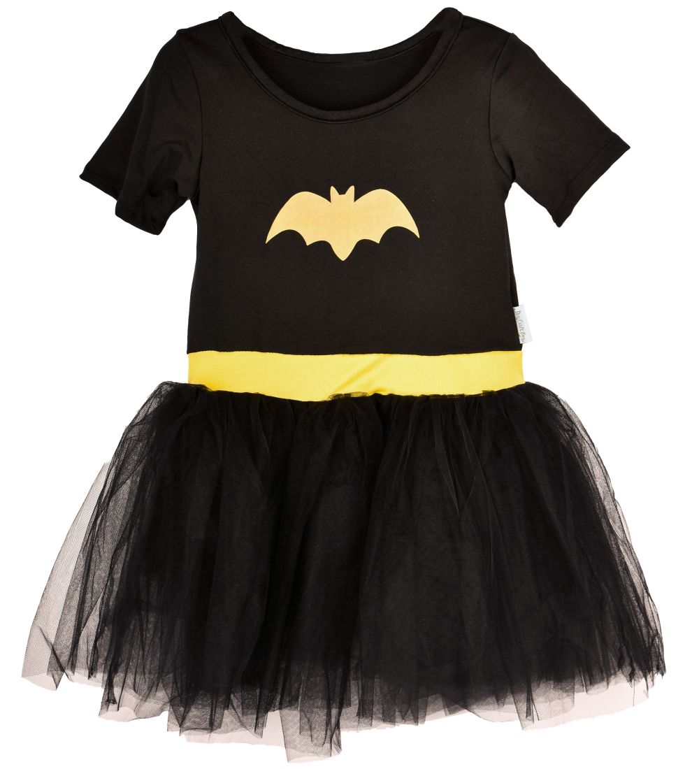 Den Goda Fen Costume - Batgirl Dress w. Cloak - Black