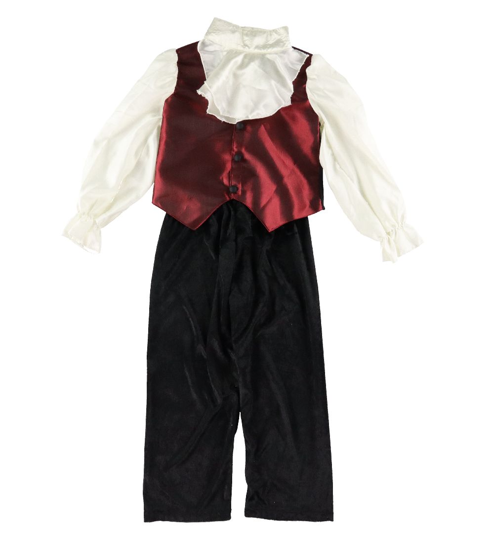 Den Goda Fen Costume - Vampire - Red/Black