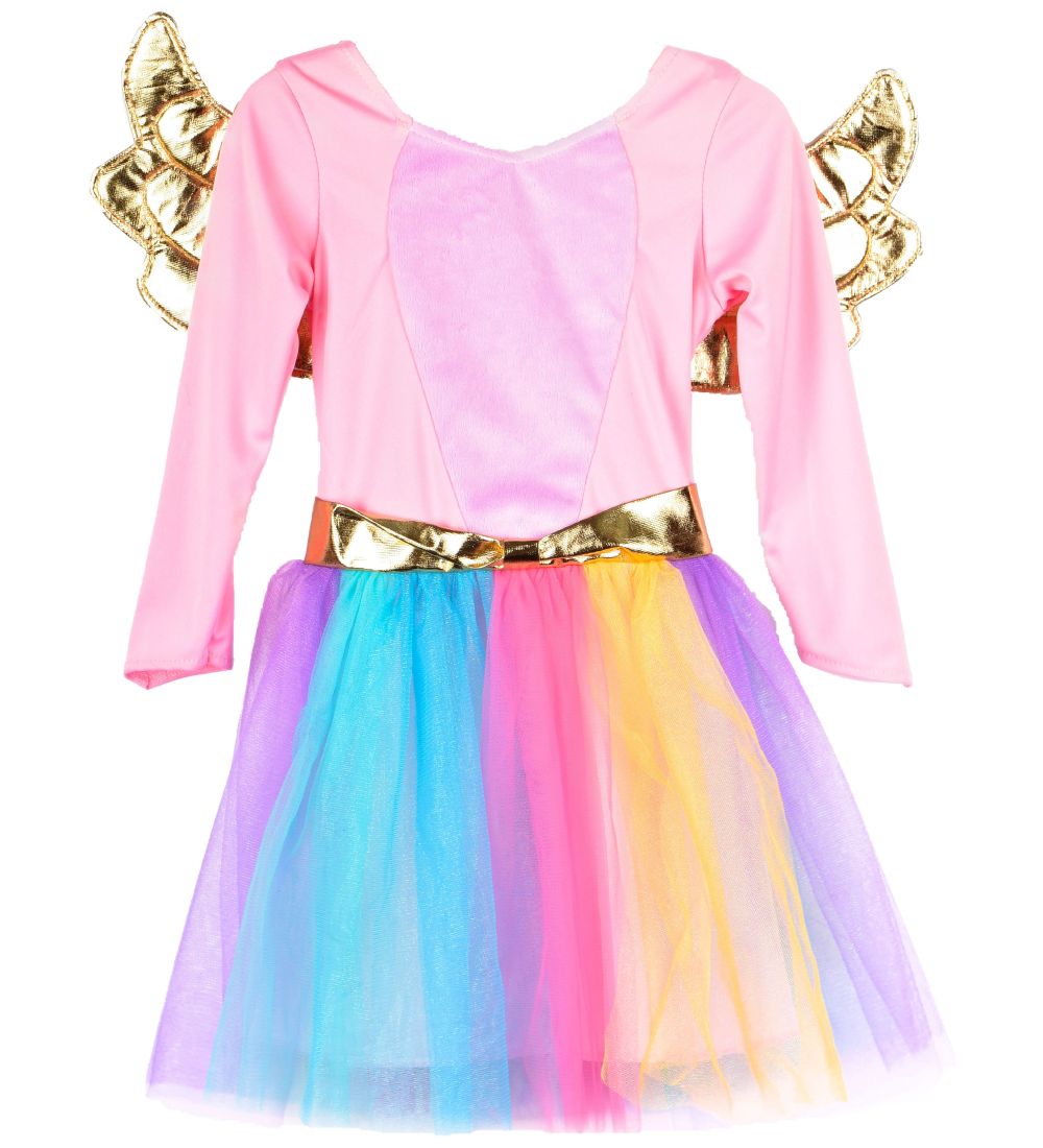 Den Goda Fen Costume - Unicorn Dress w. Headband - Pink