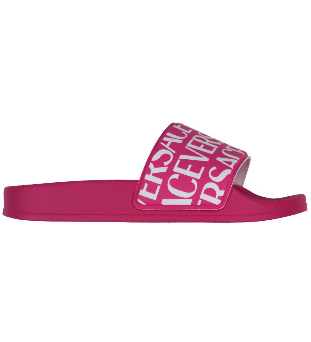 Versace Flip Flops - Pink w. White