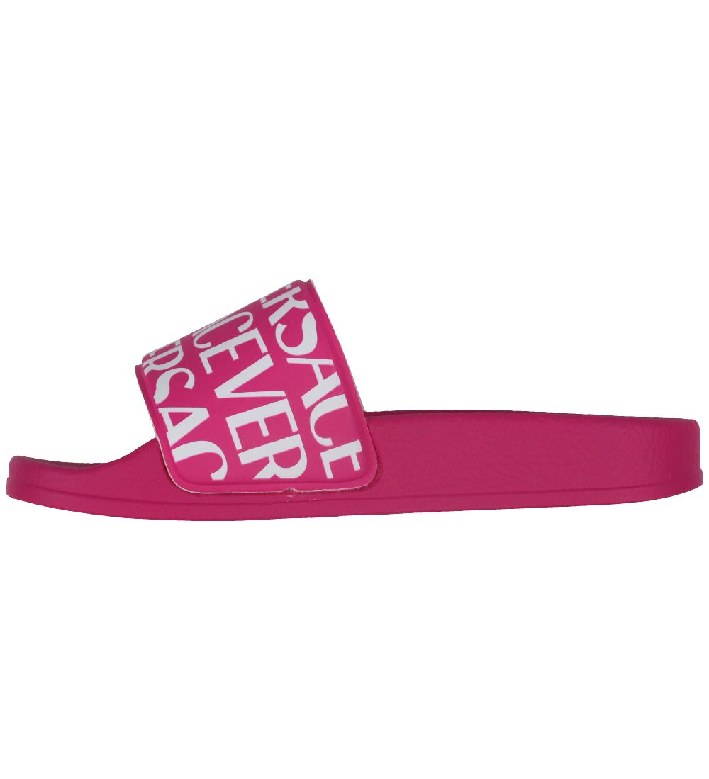 Versace Flip Flops - Pink w. White