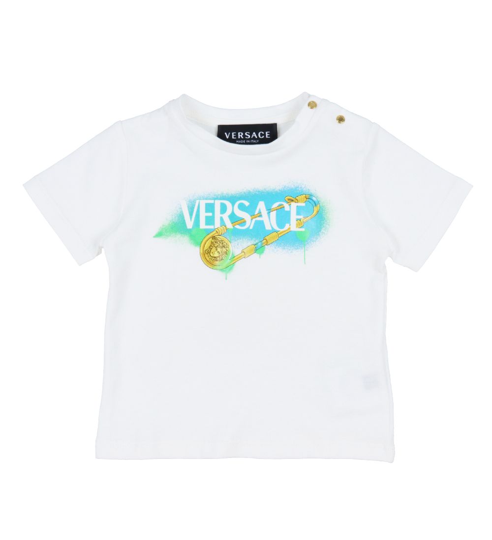 Versace T-shirt - White w. Print