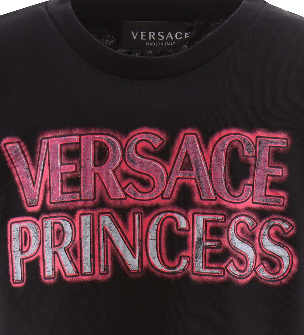 Versace T-paita - Musta/Vaaleanpunainen