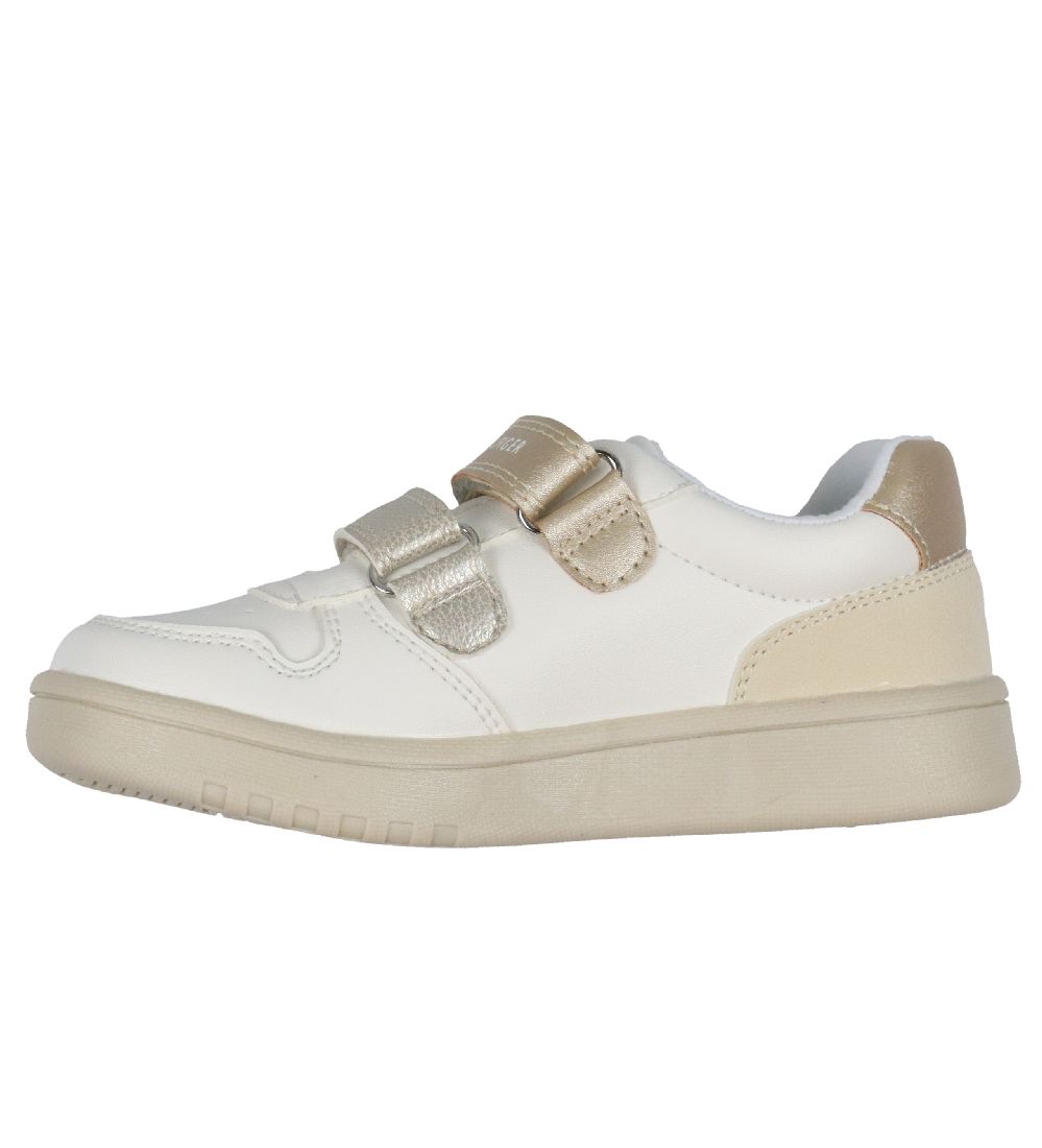 Tommy Hilfiger Sneakers - Klittenband - Melk/platina/Beige