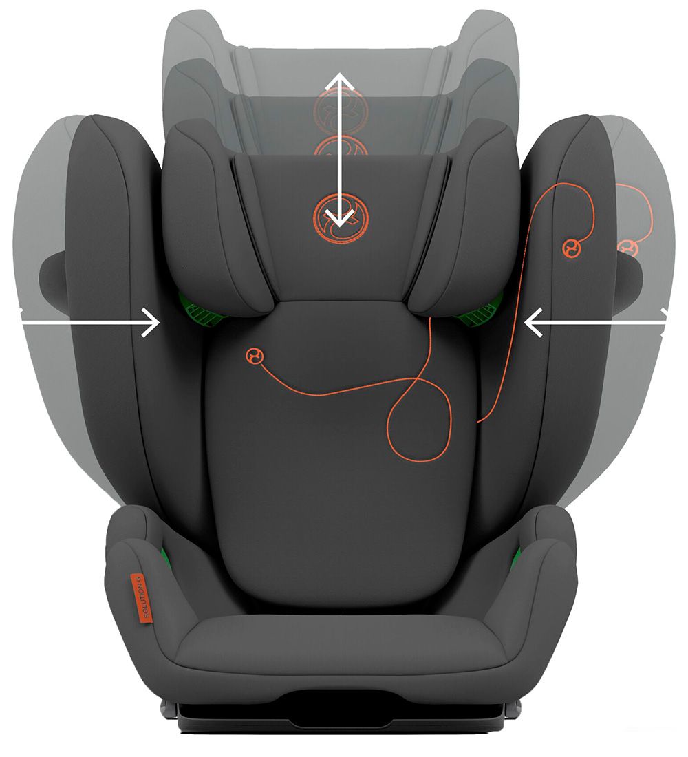 Cybex Car Seat - Solution G I-Fix - Lava Grey Mid Grey