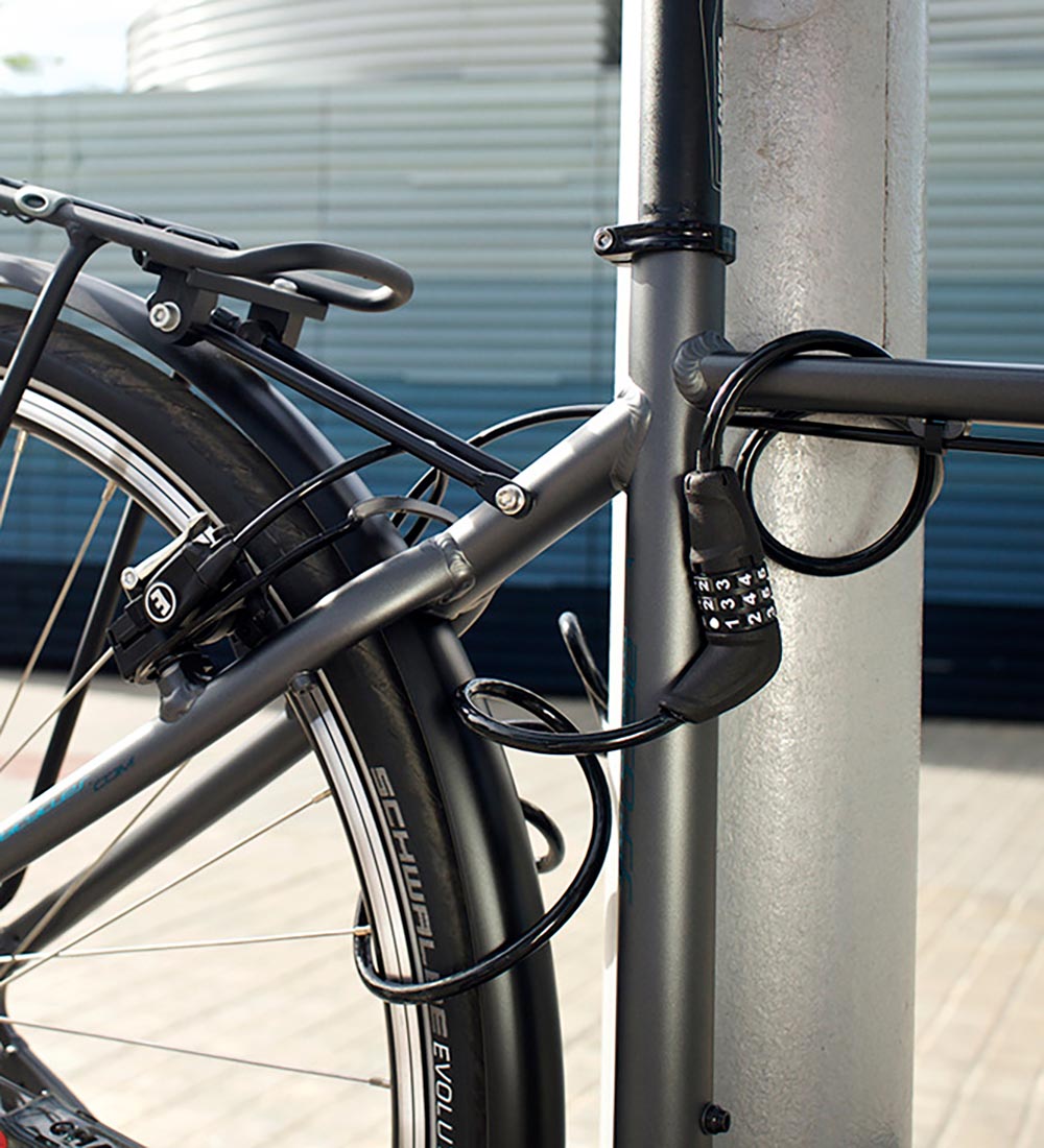 Abus Spiral lock - Star 4508C - 150 cm - Green