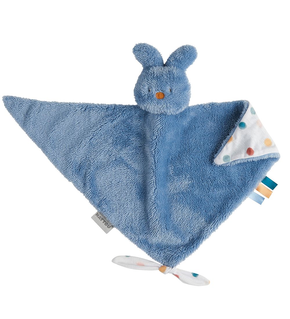 Nattou Comfort Blanket - Lapidou Maxi - 50x45 cm - Blue