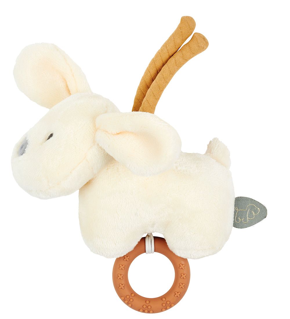 Nattou Soft Toy w. Music - Mini Musical Dog Vanilla - 20 cm - Be