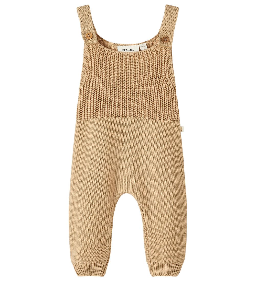 Lil' Atelier Overalls - Knitted - NbnLaguno - Curds Duck Whey