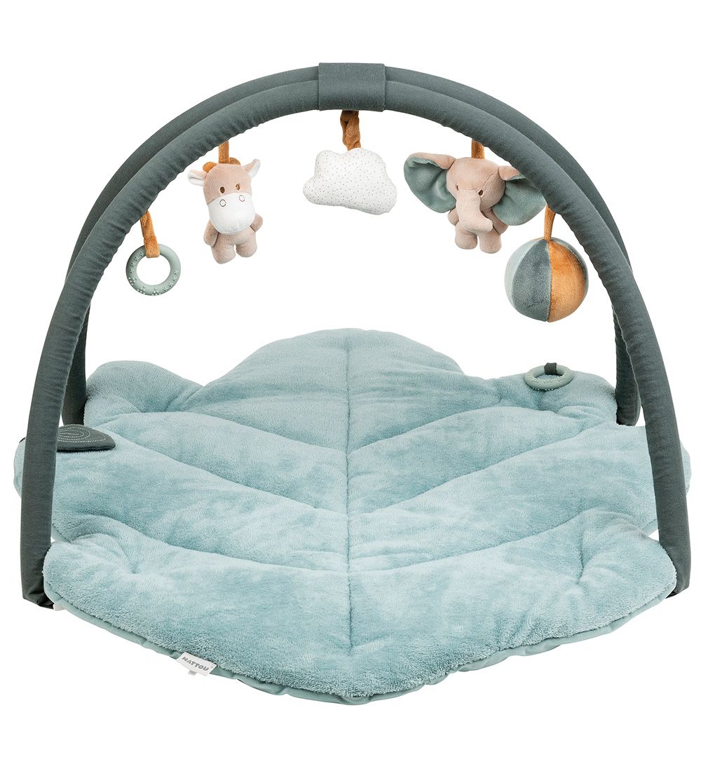 Nattou Activity Play Mat w. Bow - 80x70 cm - Axel Duck Luna