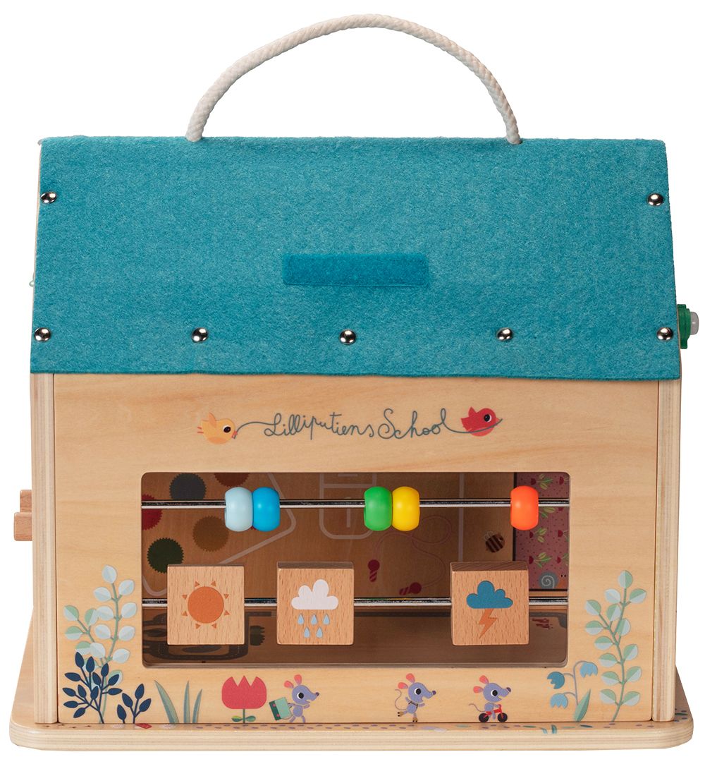 Lilliputiens Activity Toy - Wood - My First School
