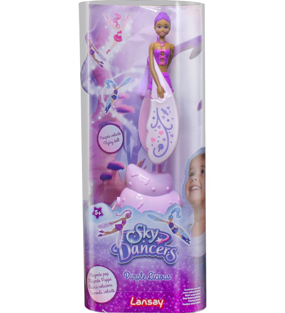 Sky Dancers Doll - 18 Cm.- Purple Licious