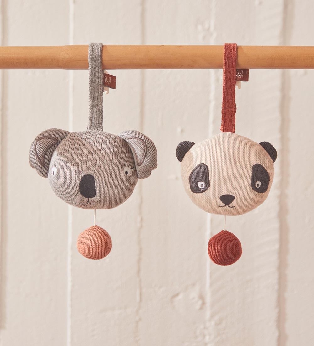 OYOY Musical Mobile - Panda - Offwhite/Black