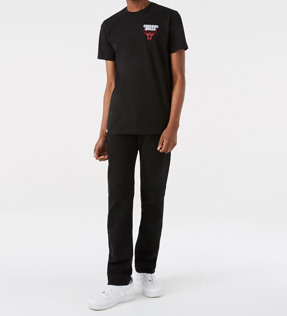 New Era T-Shirt - Chicago Bulls - Black